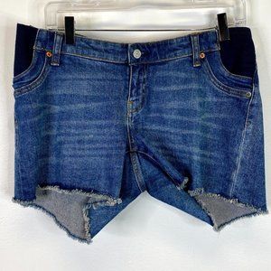 GAP WOMEN'S BLUE MATERNITY SHORTS SZ 6